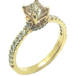 18ct Rose Gold 1.02ct Pink Diamond Ring