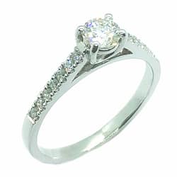 9ct White Gold Diamond Ring totaling 0.47ct