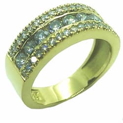 18ct Yellow Gold 1.30ct Diamond Band